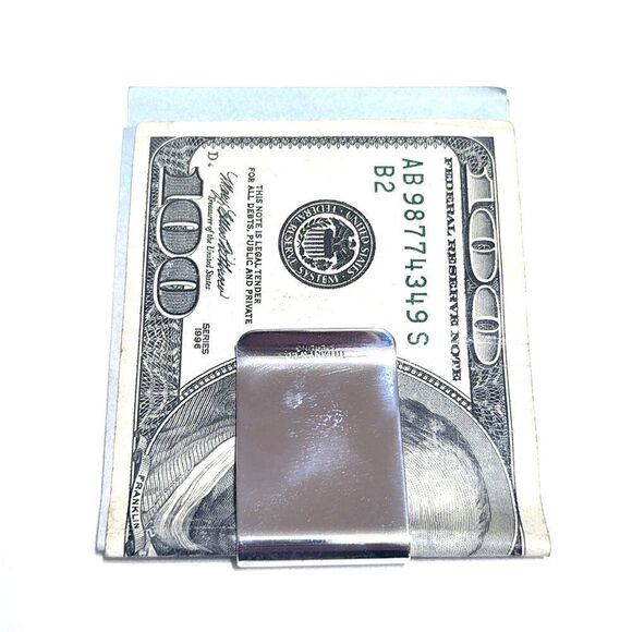 Tiffany & Co Social Security Money Clip Sterling Silver Estate TIF891 - Picture 9 of 9